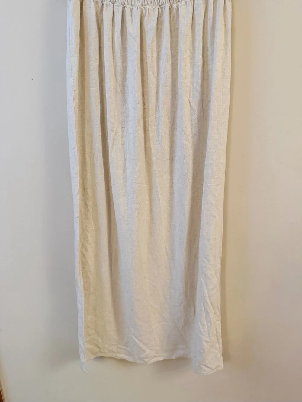 Song of Style by Aimee Song Revolve Linen Blend Midi Skirt Size Small